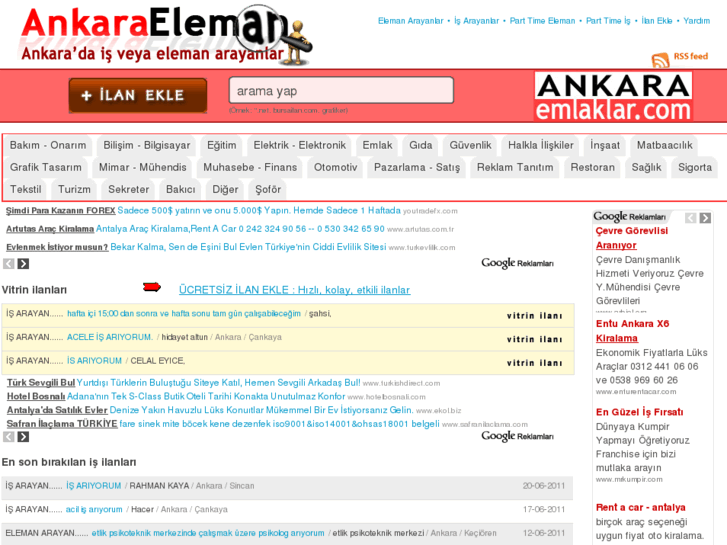 www.ankaraeleman.com