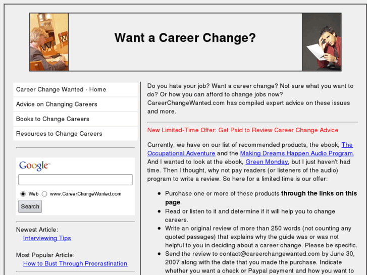 www.careerchangewanted.com