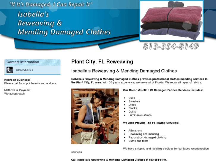 www.isabellasreweavingandmending.com