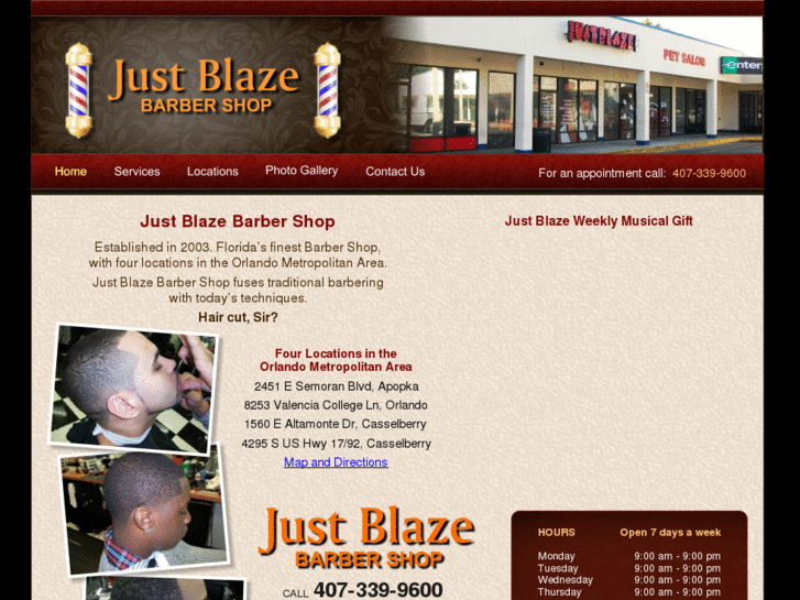 www.justblazebarbershop.com