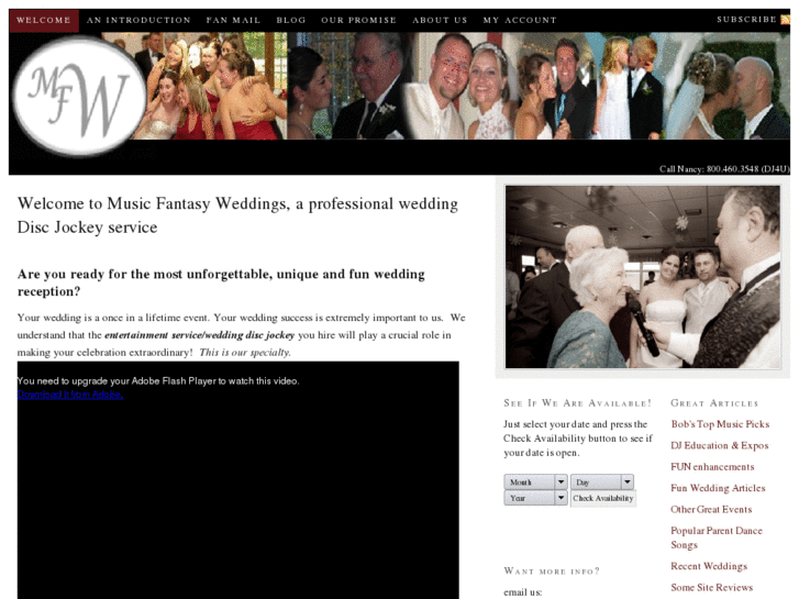 www.musicfantasyweddings.com