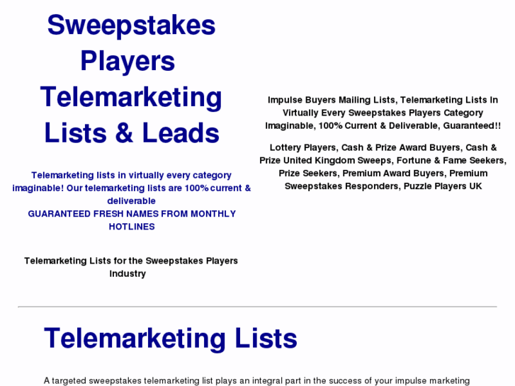 www.sweepstakes-leads-magazine-leads-lottery-leads-credit-repair.com