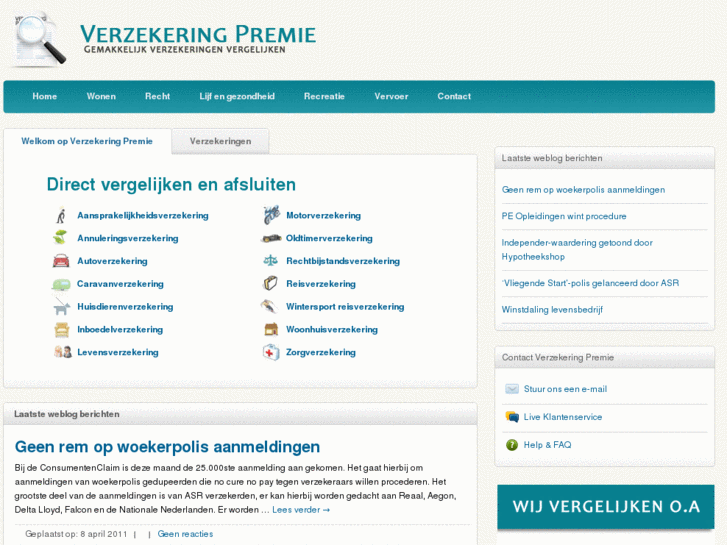 www.verzekering-premie.nl