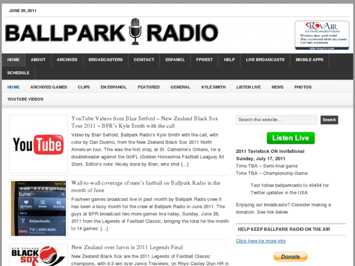 www.ballparkradio.com