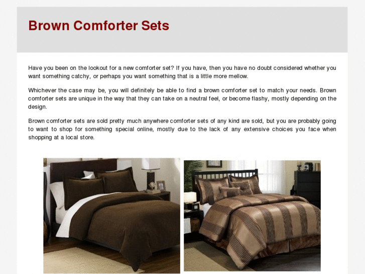 www.browncomforterset.com