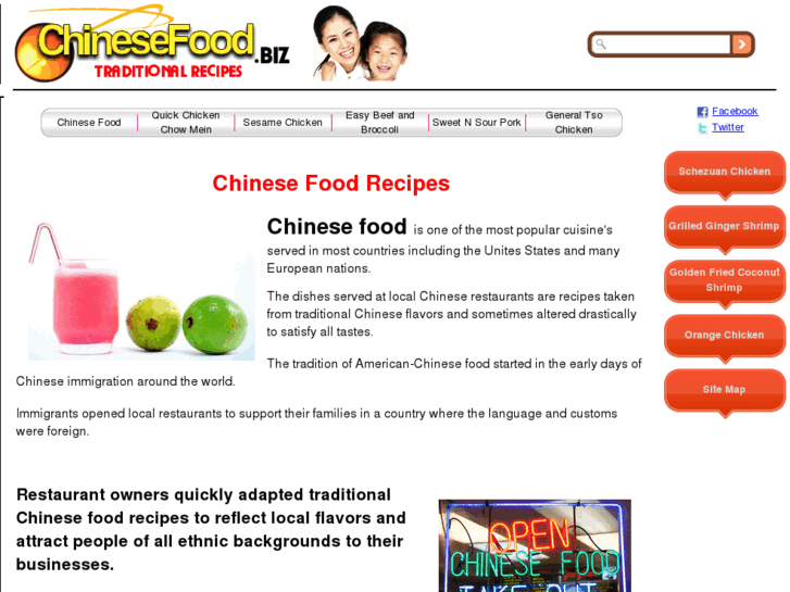 www.chinesefood.biz