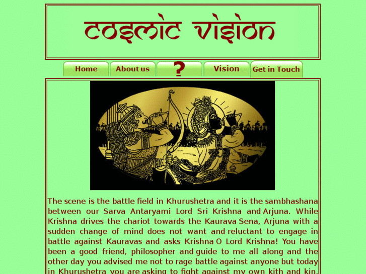 www.cosmicvision.info
