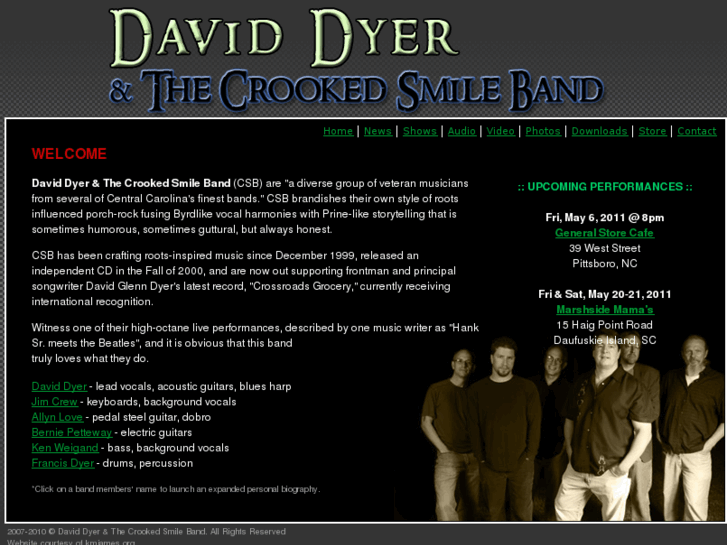 www.crookedsmileband.com