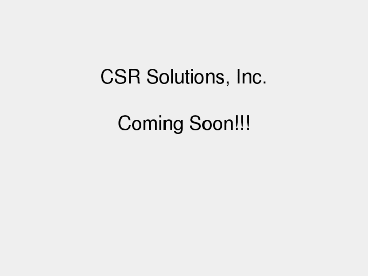 www.csrsolutionsinc.com