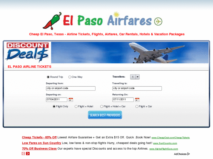 www.elpasoairfares.com