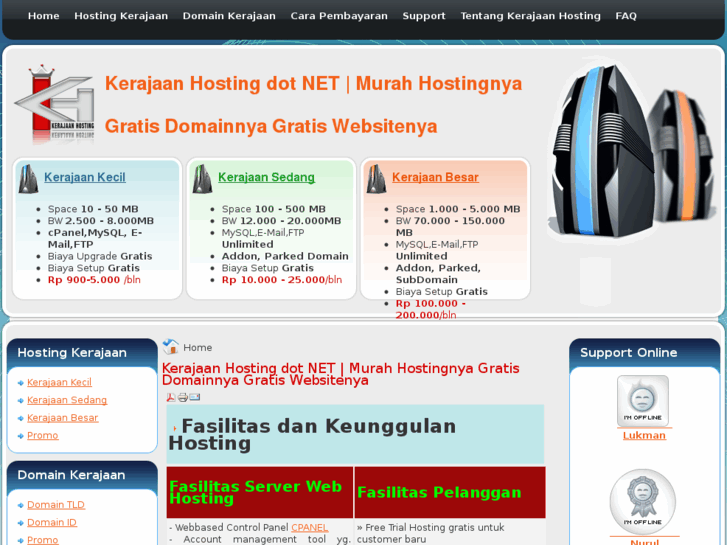 www.kerajaanhosting.net