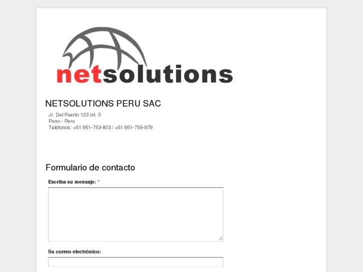 www.netsolutions-peru.com