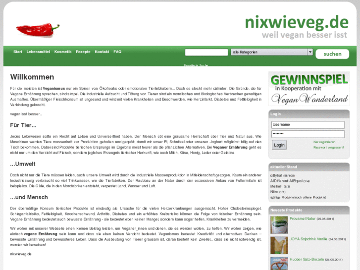 www.nixwieveg.de