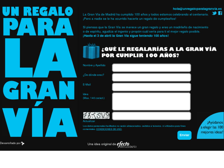 www.unregaloparalagranvia.es