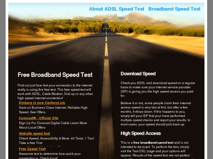 www.adslspeedtest.info