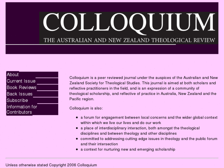 www.colloquiumjournal.org