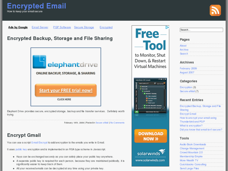 www.encryptedemail.org