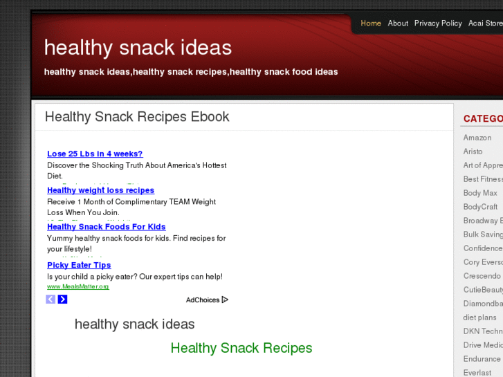 www.healthysnackideas.net