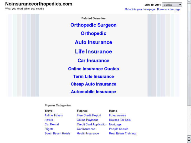 www.noinsuranceorthopedics.com