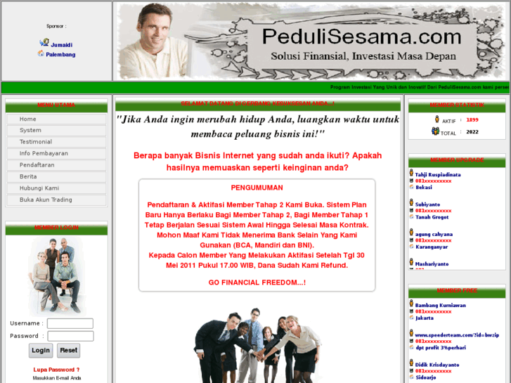 www.pedulisesama.com