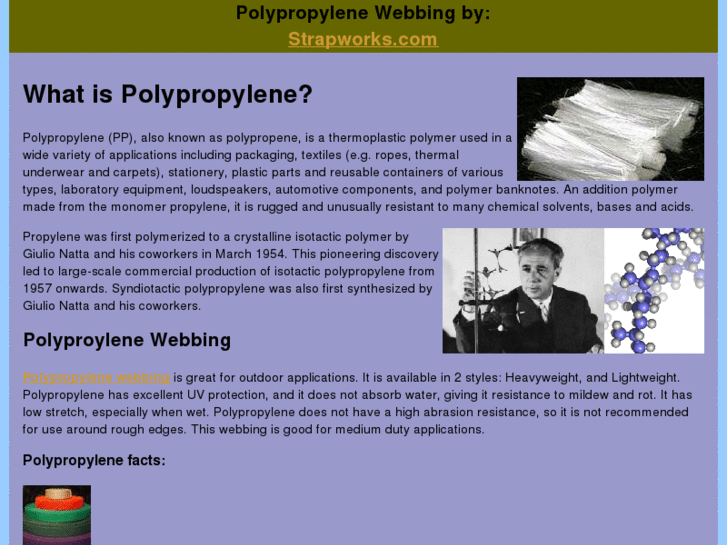 www.polypropylenewebbing.info