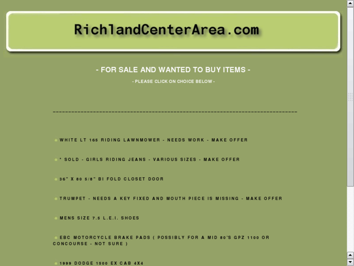 www.richlandcenterarea.com