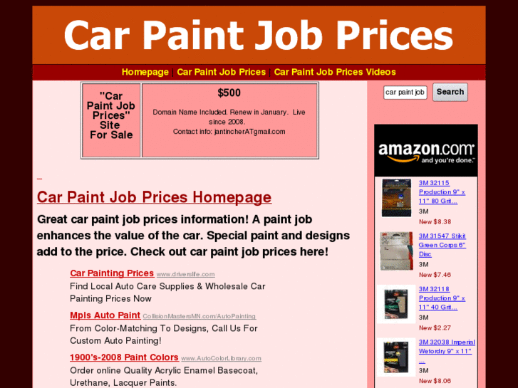 www.carpaintjobprices.com