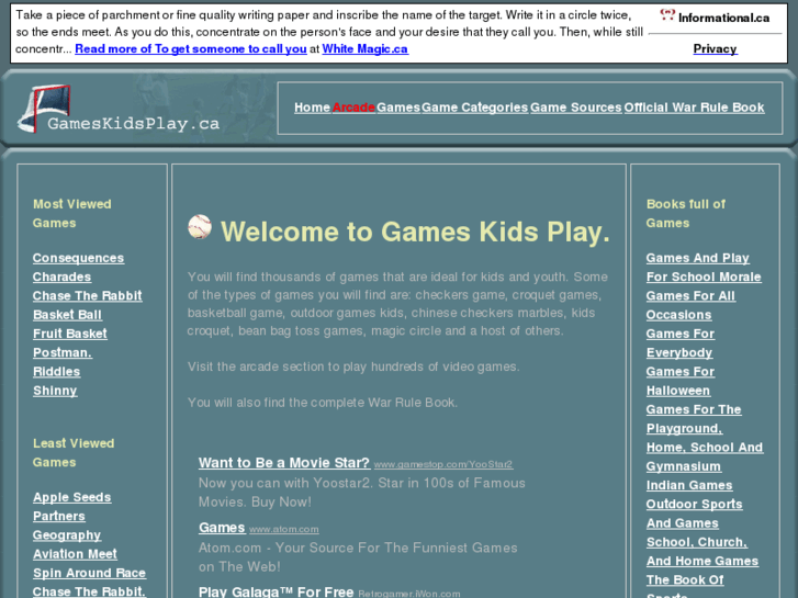 www.gameskidsplay.ca