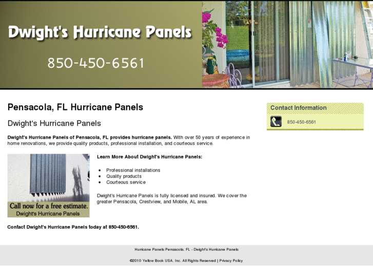 www.hurricanepanelspensacola.com