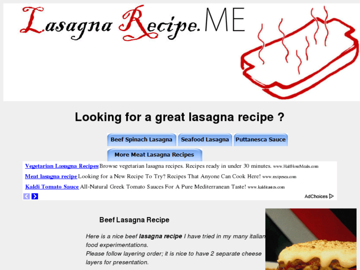 www.lasagnarecipe.me