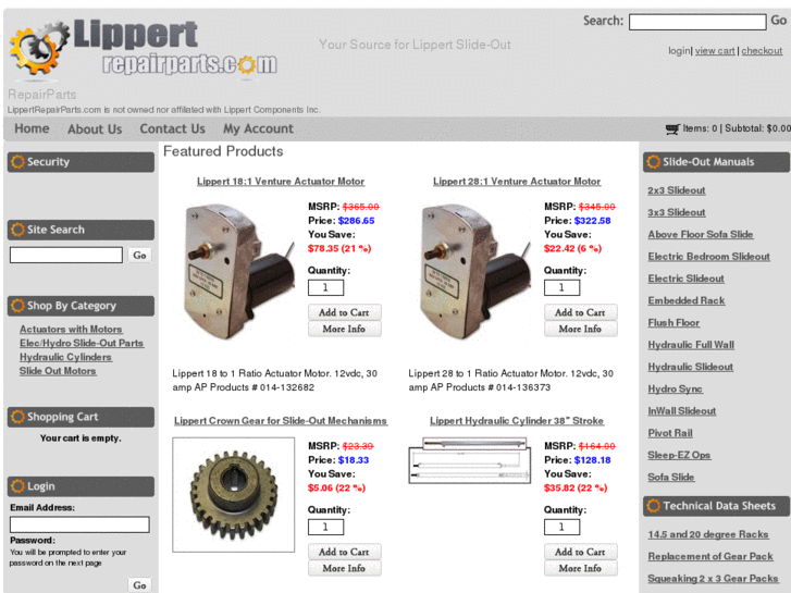 www.lippertrepairparts.com