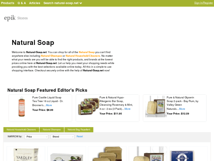 www.natural-soap.net