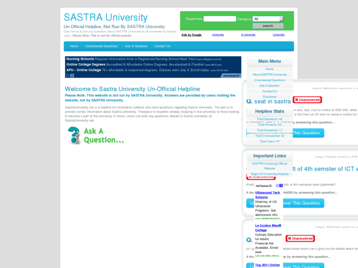 www.sastrauniversity.net