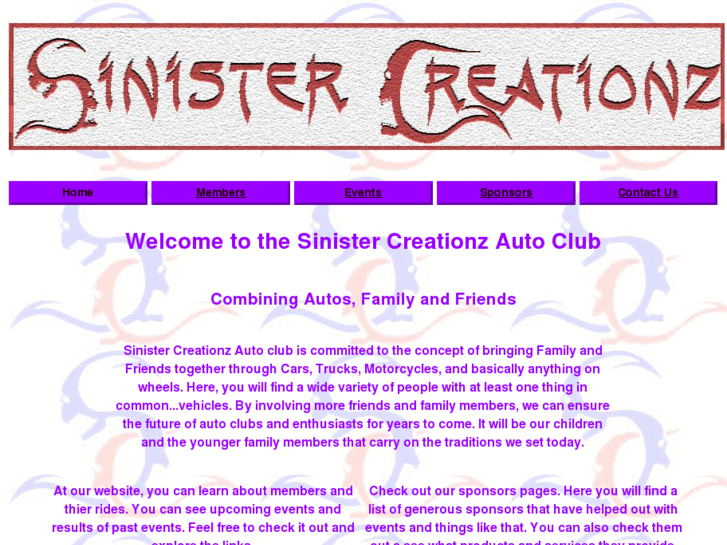 www.sinistercreationz.com