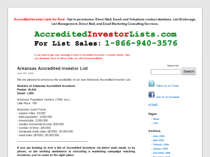 www.accreditedinvestorlists.com