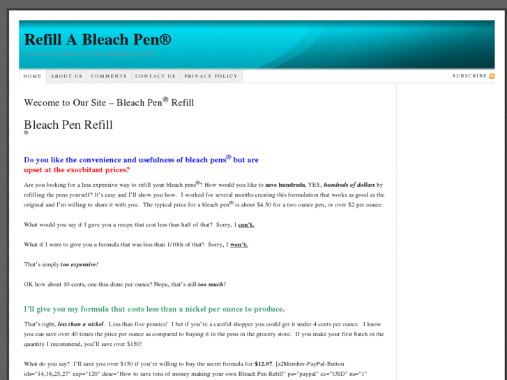 www.bleachpenrefill.com