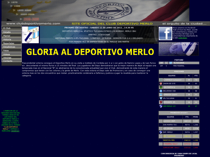 www.clubdeportivomerlo.com