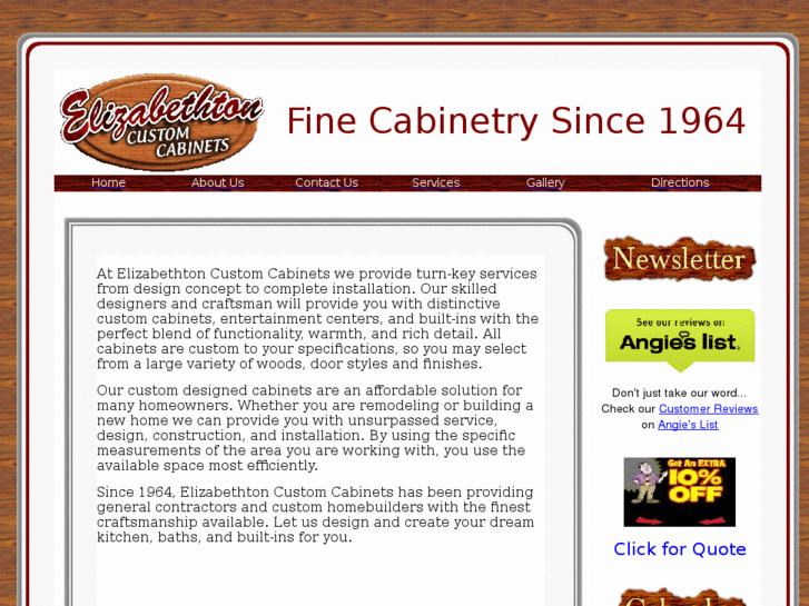 www.elizabethtoncustomcabinets.com