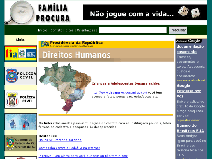 www.familiaprocura.com.br