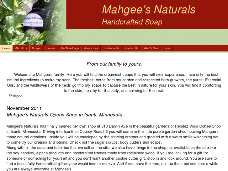 www.mahgeesnaturals.com