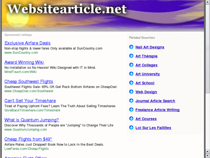 www.websitearticle.net