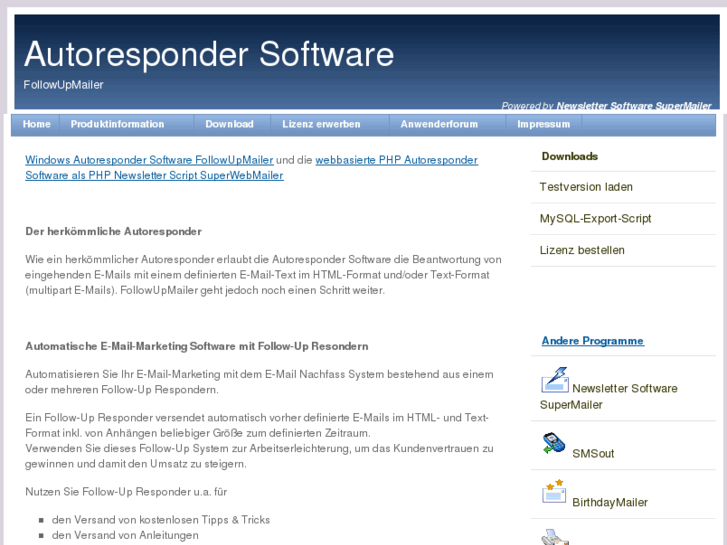 www.autoresponder-software.eu