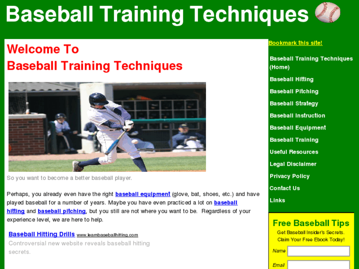 www.baseballtrainingtechniques.com