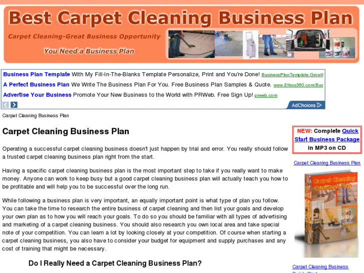 www.bestcarpetcleaningbusinessplan.com