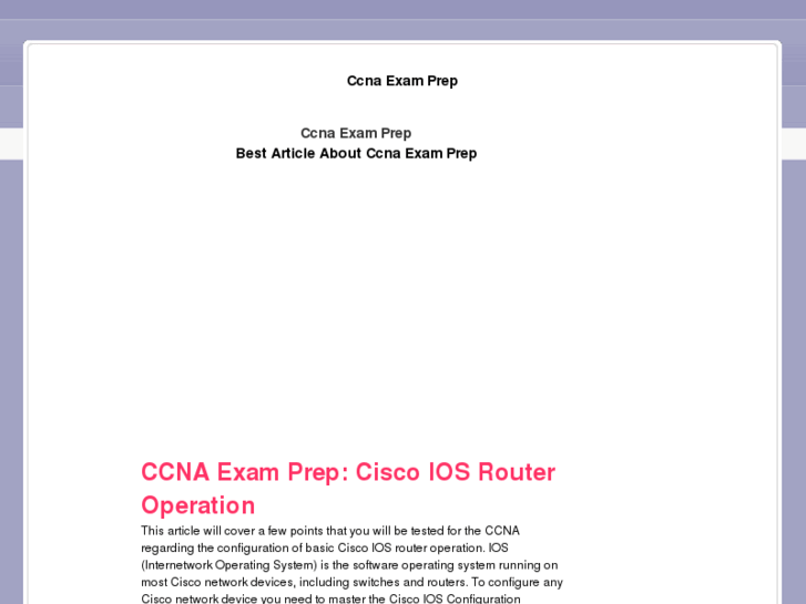 www.ccnaexamprep.com