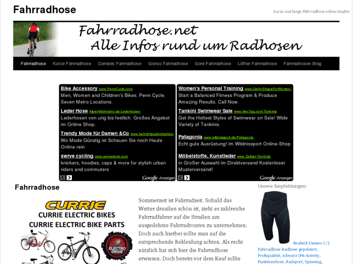 www.fahrradhose.net