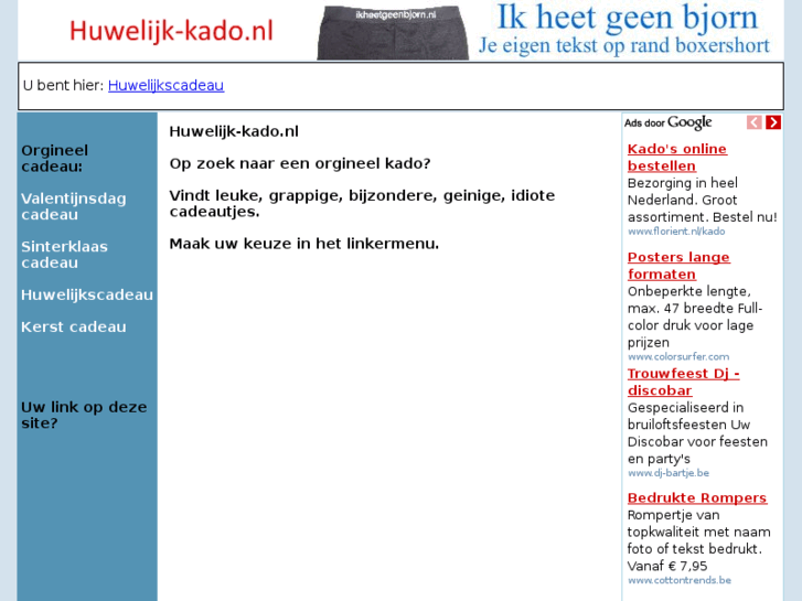 www.huwelijk-kado.nl