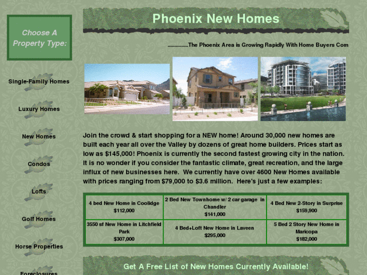 www.phoenix-new-homes.us