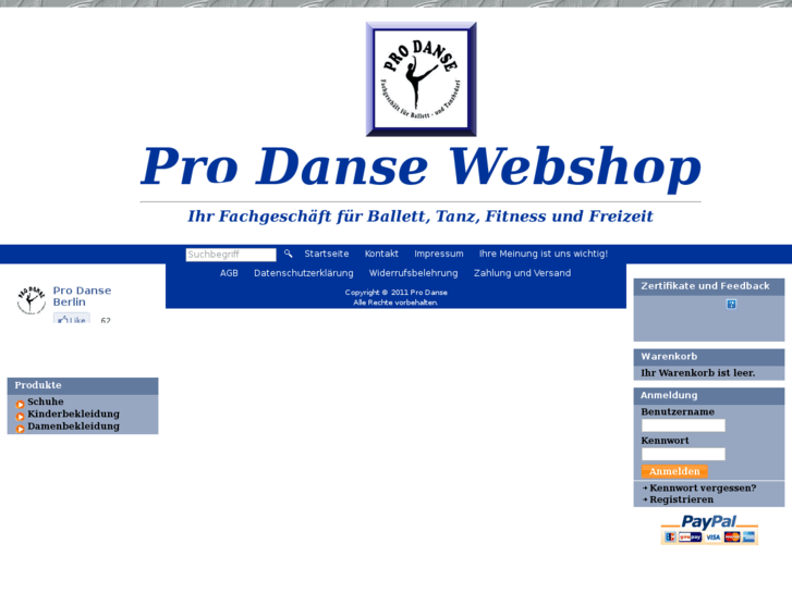 www.prodanse-shop.com