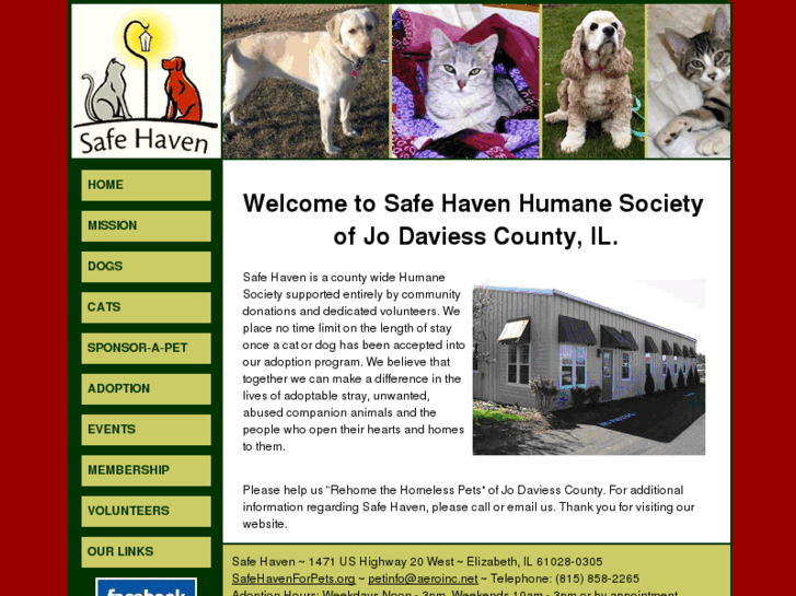 www.safehavenforpets.org